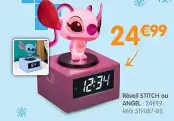 Irrijardin STITCH OU ANGEL Réveil offre
