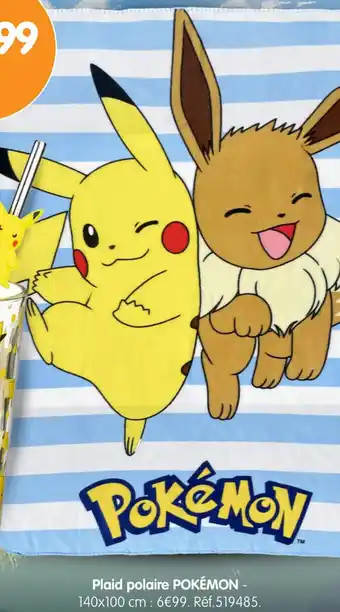 Irrijardin POKÉMON -Plaid polaire offre