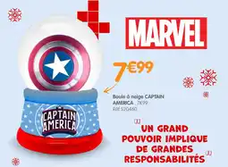 Irrijardin MARVEL Captain america boule à neige offre