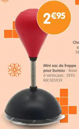 Irrijardin Mini sac de frappe pour bureau offre