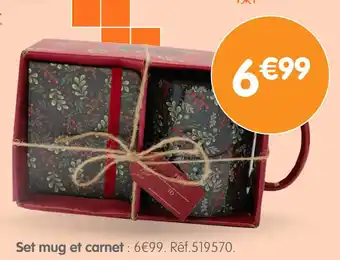 Irrijardin Set mug et carnet offre