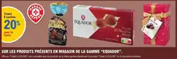 E.Leclerc SUR LES PRODUITS PRÉSENTS EN MAGASIN DE LA GAMME EQUADOR offre