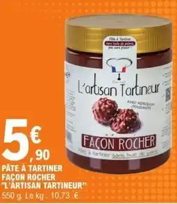 E.Leclerc Pâte à tartiner façon rocher l'artisan tartineur offre