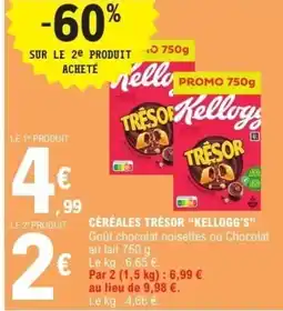 E.Leclerc Céréales trésor kellogg's offre