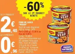 E.Leclerc FOND DE SAUCE MAGGI offre