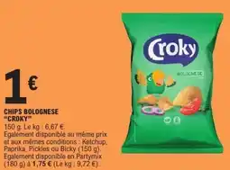 E.Leclerc Chips bolognese croky offre