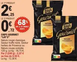 E.Leclerc Chips gourmet lay's offre