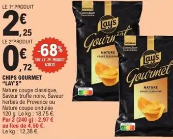 E.Leclerc Chips gourmet lay's offre