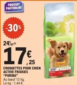 E.Leclerc Croquettes pour chien active friskies purina offre