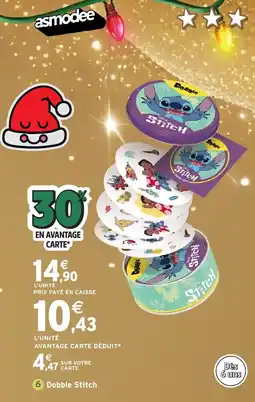 Intermarché Hyper ASMODEE Dobble Stitch offre