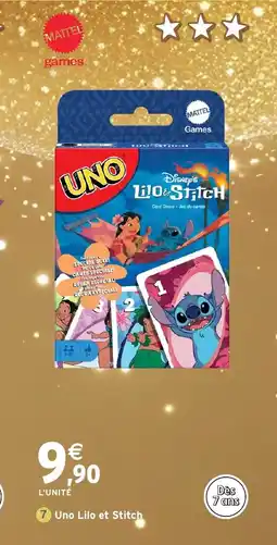 Intermarché Hyper Uno Lilo et Stitch offre