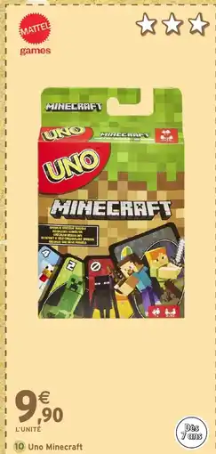 Intermarché Hyper Uno Minecraft offre