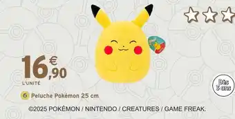 Intermarché Hyper Peluche Pokémon offre