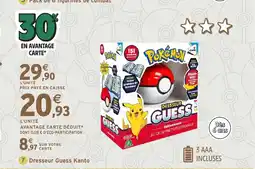 Intermarché Hyper Dresseur Guess Kanto offre