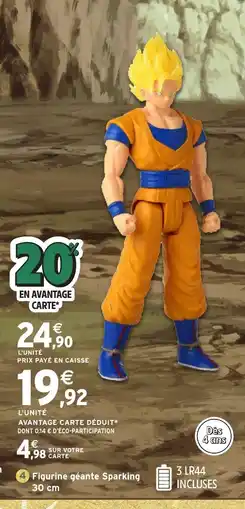 Intermarché Hyper Figurine géante Sparking offre