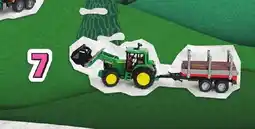 Intermarché Hyper BRUDER Tracteur John Deere avec chargeur et remorque offre