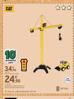 Intermarché Hyper CAT Grue XL radiocommandée offre