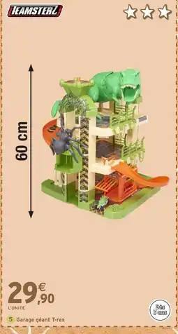 Intermarché Hyper TEAMSTERL Garage géant T-rex offre