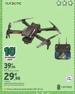 Intermarché Hyper Drone radiocommandé pliable Wifi offre