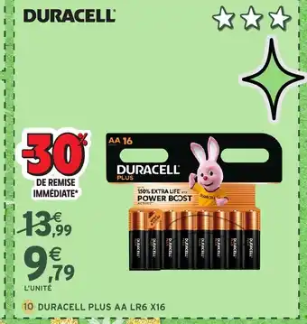 Intermarché Hyper DURACELL Plus aa lr6 x16 offre