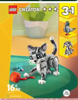Intermarché Hyper LEGO CREATOR Le chat joueur offre