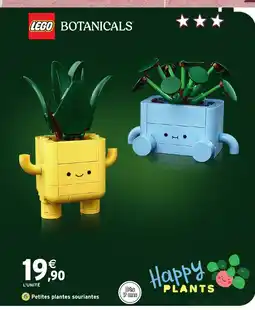 Intermarché Hyper LEGO BOTANICALS Petites plantes souriantes offre