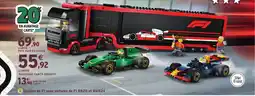 Intermarché Hyper Camion de F1 avec voitures de F1 RB20 et AMR24 offre
