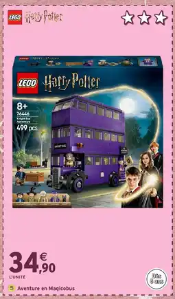 Intermarché Hyper LEGO HARRY POTTER Aventure en Magicobus offre