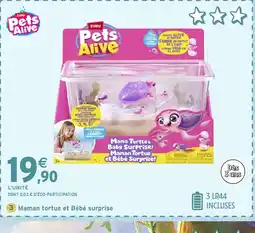 Intermarché Hyper ZURU PETS ALIVE Maman tortue et Bébé surprise offre