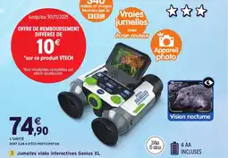 Intermarché Hyper Jumelles vidéo interactives Genius XL offre
