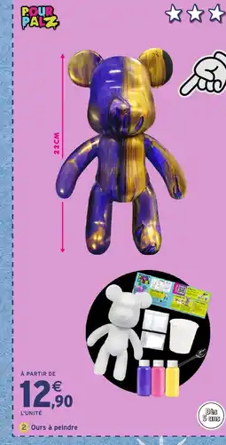 Intermarché Hyper Ours à peindre offre