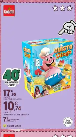 Intermarché Hyper GOLIATH Cuisto Dingo offre