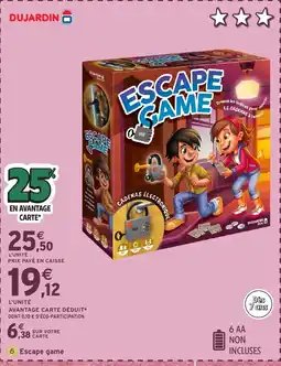 Intermarché Hyper DUJARDIN Escape game offre