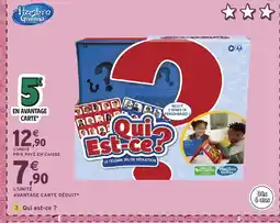 Intermarché Hyper HASBRO GAMING Qui est-ce ? offre