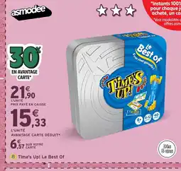 Intermarché Hyper ASMODEE Time's Up! Le Best Of offre