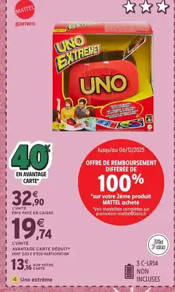 Intermarché Hyper UNO extrême offre