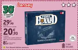 Intermarché Hyper LANSAY Fort Boyard édition aventure offre