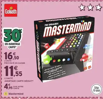 Intermarché Hyper GOLIATH Mastermind offre