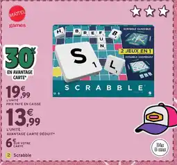 Intermarché Hyper SCRABBLE offre