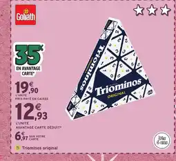 Intermarché Hyper GOLIATH Triominos original offre