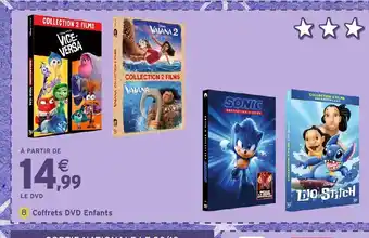 Intermarché Hyper Coffrets DVD Enfants offre