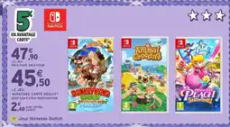 Intermarché Hyper NINTENDO SWITCH Jeux offre