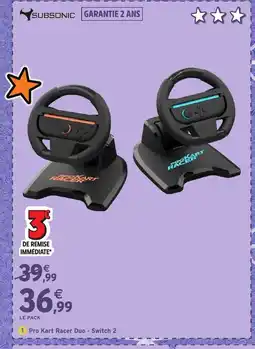 Intermarché Hyper SUBSONIC Pro Kart Racer Duo - Switch 2 offre