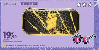 Intermarché Hyper Housse de protection Switch 2- Pikachu Storm offre