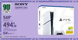 Intermarché Hyper SONY Console PS5 Standard - Modèle slim offre