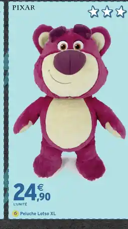Intermarché Hyper PIXAR Peluche Lotso XL offre