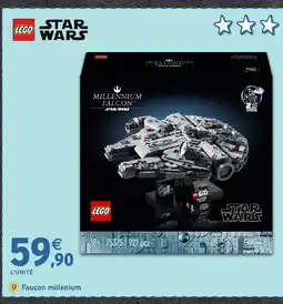 Intermarché Hyper LEGO STAR WARS Faucon millenium offre