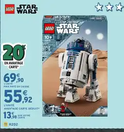 Intermarché Hyper LEGO STAR WARS R2-D2 offre