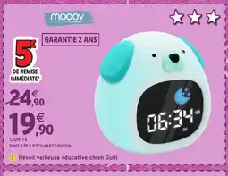 Intermarché Hyper Réveil veilleuse éducative chien Gulli offre