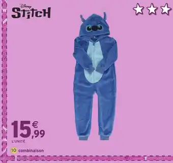 Intermarché Hyper DISNEY STITCH Combinaison offre
